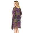 thumbnail image 2 of HAPPY BAY Women's Bathing Suit Swimwear Cover Ups Tunic Dress 12-16 Iris, Animal Skin, 2 of 5