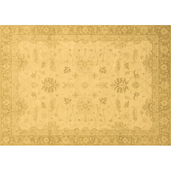 Ahgly Company Indoor Rectangle Oriental Brown Traditional Area Rugs, 6' x 9'