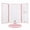 Rose Gold, variant on DSR Lighted Makeup Mirror with 2X 3X 10X Magnification, Touch Control, Tri-fold Design, Dual Power Supply, Portable LED Makeup Mirror White