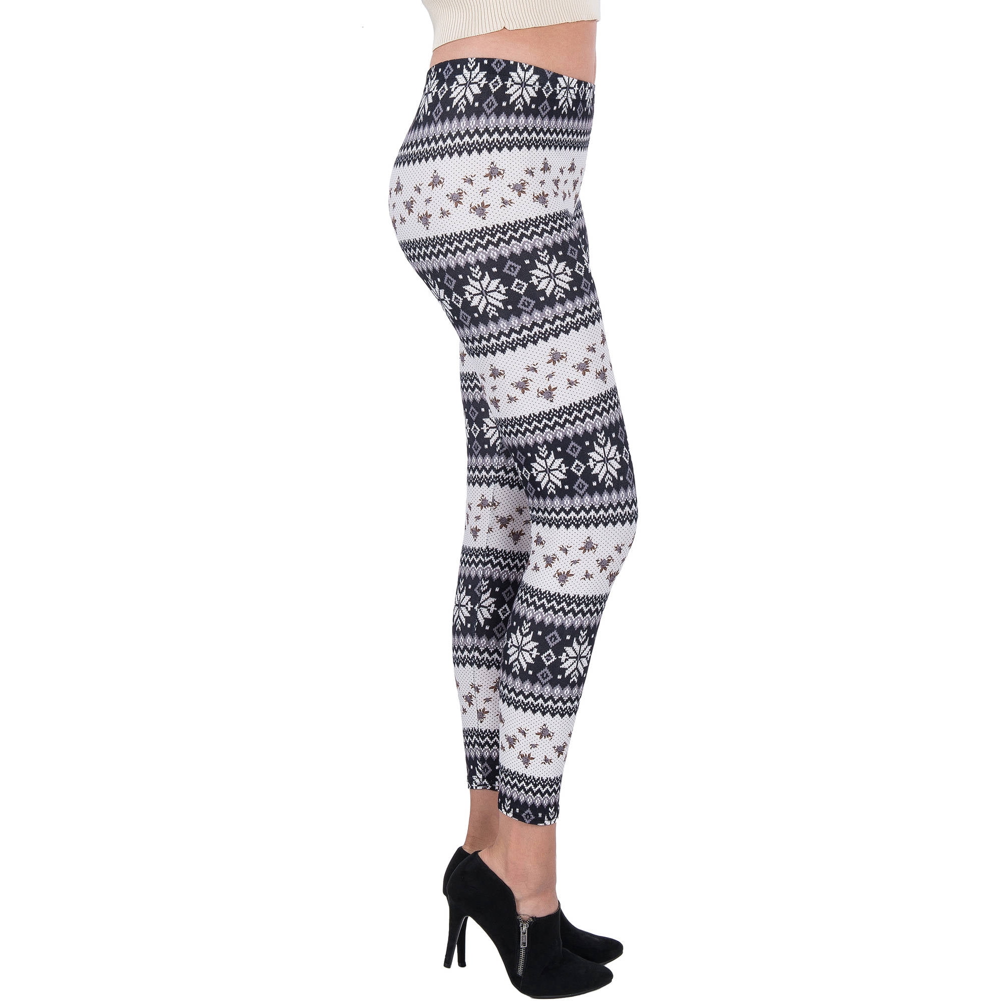Women's Four Points Design Full Length Stretchy Leggings