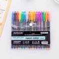 thumbnail image 2 of 16 Pcs Ensemble de Stylos Flash Couleurs Multiples Craie à Eau Stylo Écrivain, 2 of 7