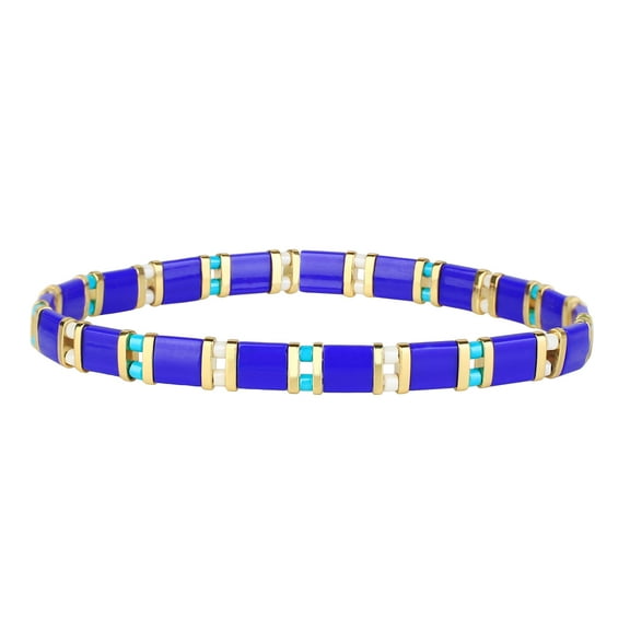 KELITCH New Miyuki Tila Beaded Stretch Bracelets Women Tila Bracelets Stackable Friendship Bracelets