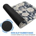 thumbnail image 6 of Long Mouse Pads for Desk,Pioneer Flower Floral Print Pattern Desk Mats on Top Of Desks, Desk Mouse Pad Extra Large with 3mm Non-Slip Base and Stitched Edge for Gaming,Office,Work,Home 47.3"x23.6", 6 of 6