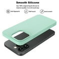 thumbnail image 5 of Ebizware Apple iPhone 14 Plus Shockproof Liquid Silicone Full-Body Protective Case Cover Mint Green, 5 of 8
