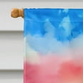 thumbnail image 3 of Arizona Saguaro Cactus Blossom in Watercolor House Flag, 3 of 5
