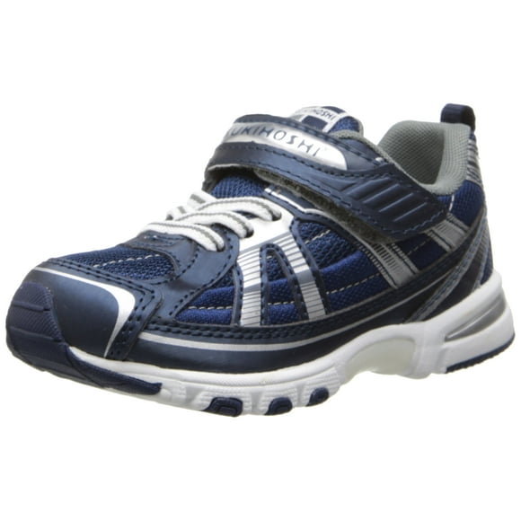 TSUKIHOSHI 3570 Storm Youth Shoe, Navy/Silver - 2.5 Little Kid (4-8 years)