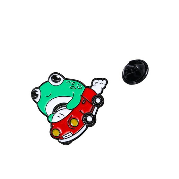 AOOOWER Unique Green Frogs Pin Stylish Badge Charm Perfect For Parties And Everyday Wear