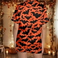 thumbnail image 6 of Halloween Pjs Women Two Piece Silk Pijamas Women Set Pumpkin Ghost Printed Womens Shorts Pajama Set Button Up Loungewear Sets Woman Sleepwear For Women, 6 of 7