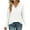 Z-White, variant on MOSHU Long Sleeve Womens Tops Deep V Neck Blouses for Women Loose Fit Curved Hem Fall Shirts