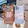 thumbnail image 2 of Carcasa Para Huawei Nova 7 8 8i 9 10 SE Pro Cute Bear Orejas De Conejo Funda Suave Para Teléfono, 2 of 4