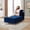 Blue, variant on Youdao Modern 62.6" Corduroy Chaise Lounge with Golden Legs, Comfy Upholstered Sleeper Sofa Recliner with Support Pillow for Bedroom, Living Room, and Office, Beige
