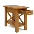 thumbnail image 3 of Simpli Home Kitchener Solid Wood Narrow Side Table in Light Golden Brown, 3 of 5