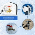 thumbnail image 3 of Outdoor Foam Faucet Cover for Winter, Freeze Prevent Universal Outside Water Spigot 4Pcs, 3 of 7