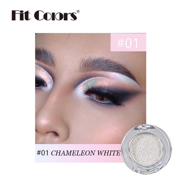 Xihbxyly Set de Sombras de Ojos Que Cambian de Color, Polvos Metálicos con Brillo de Larga Duración, Kit de Lentejuelas Polarizadas, Fácil Aplicación, Fórmula Ligera, Efectos Holográficos, Ideal para