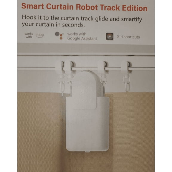 SMATAIN Smart Home Automated Curtain Opener Robot TUYA Bluetooth with Remote Control, Timer Switch, Voice Control, Manual Control for I-Rail U-Rail Curtains