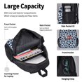 thumbnail image 4 of Balery black Skull white Mochila Escolar 3 en 1 para Niños - Mochila Resistente con Lonchera Térmica y Estuche - Mochila Escolar para Niños y Niñas, 4 of 7