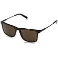 thumbnail image 1 of Dragon Rectangle Rectangular Sunglasses, Tortoise/Brown, 54/18/145, 1 of 4