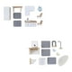 thumbnail image 1 of 2 juegos de accesorios para muebles de casa de muñecas de madera DIY diseño de escena de estilo Retro artesanal para niñas Cocina y Baño Hugo Juguetes de casa de muñecas, 1 of 10
