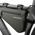 thumbnail image 5 of Rockbros Bicycle Frame Dark Grey Triangle Bike Frame Bag, 8L Capacity Waterproof Bags, 5 of 13