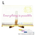 thumbnail image 1 of LED Drawing Board - Illuminated Dry Erase Board with Stand, Markers & Rags - Essential Study Tool, 1 of 8