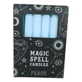 thumbnail image 4 of Light Blue Peace Protection Pack of 12 Wicca Occult Witch Spell Chime Candles, 4 of 6