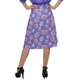 thumbnail image 3 of Moomaya Jupe Imprimée pour Femmes en Poly Spandex Tenue Décontractée Jupe d'Été pour Filles, 3 of 5