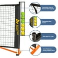 thumbnail image 5 of ULTRAPOWER SPORTS Pickleball Net Set with Portable Pickleball Net,4 Paddles, Court Marker,Ball Holder,6 Pickleballs,Carry Bag,for Outdoor Indoor,Orange, 5 of 9