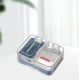 thumbnail image 5 of Pastillero portátil Macarena organizador de píldoras Estuche de medicina azul, 5 of 8
