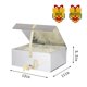 thumbnail image 3 of Caja de regalo Skivra 33 x 28 x 13,5 cm, plegable, paquete de 5, 3 of 6