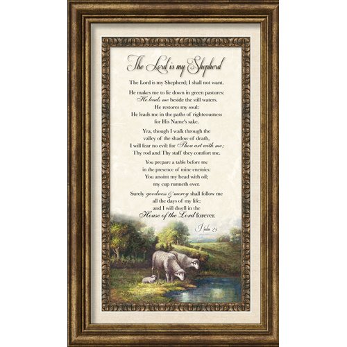 Carpentree 12136 Psalm 23 Classic Framed Art - Walmart.com