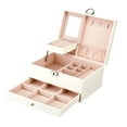 thumbnail image 4 of CHICHUMID Necklace Box Jewelry Box White 1Pcs Display Multi-layer, 4 of 7