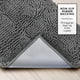 thumbnail image 5 of Juego de alfombras de baño Hearth & Harbor Chenille, color gris, 2 piezas, 5 of 8