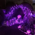 thumbnail image 5 of AGCAN 33ft Halloween Lights, 100 LED Halloween String Lights with 8 Lighting Modes, Waterproof Plug in Outdoor Indoor Tree Wedding Party Garden Halloween Christmas Decorations (Purple), 5 of 14