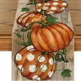 thumbnail image 6 of Lilixerw Fall Thanksgiving Tablecloth,Rectangular Halloween Orange Pumpkin Table Cover for Party Picnic Dinner Decor, 6 of 7