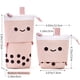 thumbnail image 3 of Bolsa de lápices, caja de papelería emergente con soporte telescópico para lápices, con caja de almacenamiento de puntos sonrientes, muy adecuada para bolsas de cosméticos y bolsas de cosméticos Ormromra HMHZ1138-3, 3 of 6