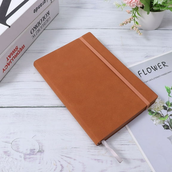 WHAMVOX  Hardcover Notebook Writing Notepads Journaling and Pen Work Brown