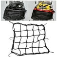thumbnail image 3 of Red de almacenamiento para casco de equipaje de bicicleta y motocicleta, bolsa de red con 6 ganchos YUNYI BRAND Deportes, 3 of 8