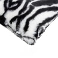 thumbnail image 2 of 18" x 18" Denton Zebra Black & White Faux 2-Pack Pillow, 2 of 2