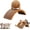 L, variant on Wobble Ball Cat Scratcher, Cat Scratching Ball on Stand, Interactive Cat Scratcher with 360° Rotating Sisal Ball, Cat Scratcher Board for Indoor, Protects Furniture & Rugs (S)