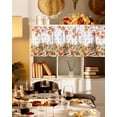thumbnail image 3 of Valances for Windows Fall Cute Dog Rod Pocket Cafe Window Treatments Valance Curtains for Kitchen Bathroom Laundry Basement Windows 54"x18", 3 of 6