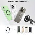thumbnail image 4 of Soporte magnético de pie para celular Kefotic para cama, ajustable para mesa de noche, compatible con iPhone MagSafe, soporte para celular en cabecera para leer, 4 of 7