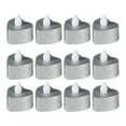 thumbnail image 2 of Eoperou 12-Piece Realistic Flameless LED Tea Lights Set - Battery Operated with Flickering Wicks for Elegant Home Table Decorations, 2 of 8