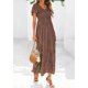 thumbnail image 4 of Vestido PRETTYGARDEN 2025 Verano Floral Maxi XL con Escote en V, 4 of 8