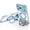 Blue, variant on TECH CIRCLE For iPhone 16 Pro Max (6.9") Magnetic Clear Case with Rotating Ring Kickstand, Tempered Glass Camera Cover (Full Coverage Design), MagSafe-Compatible, Protective Transparent Cover, Blue