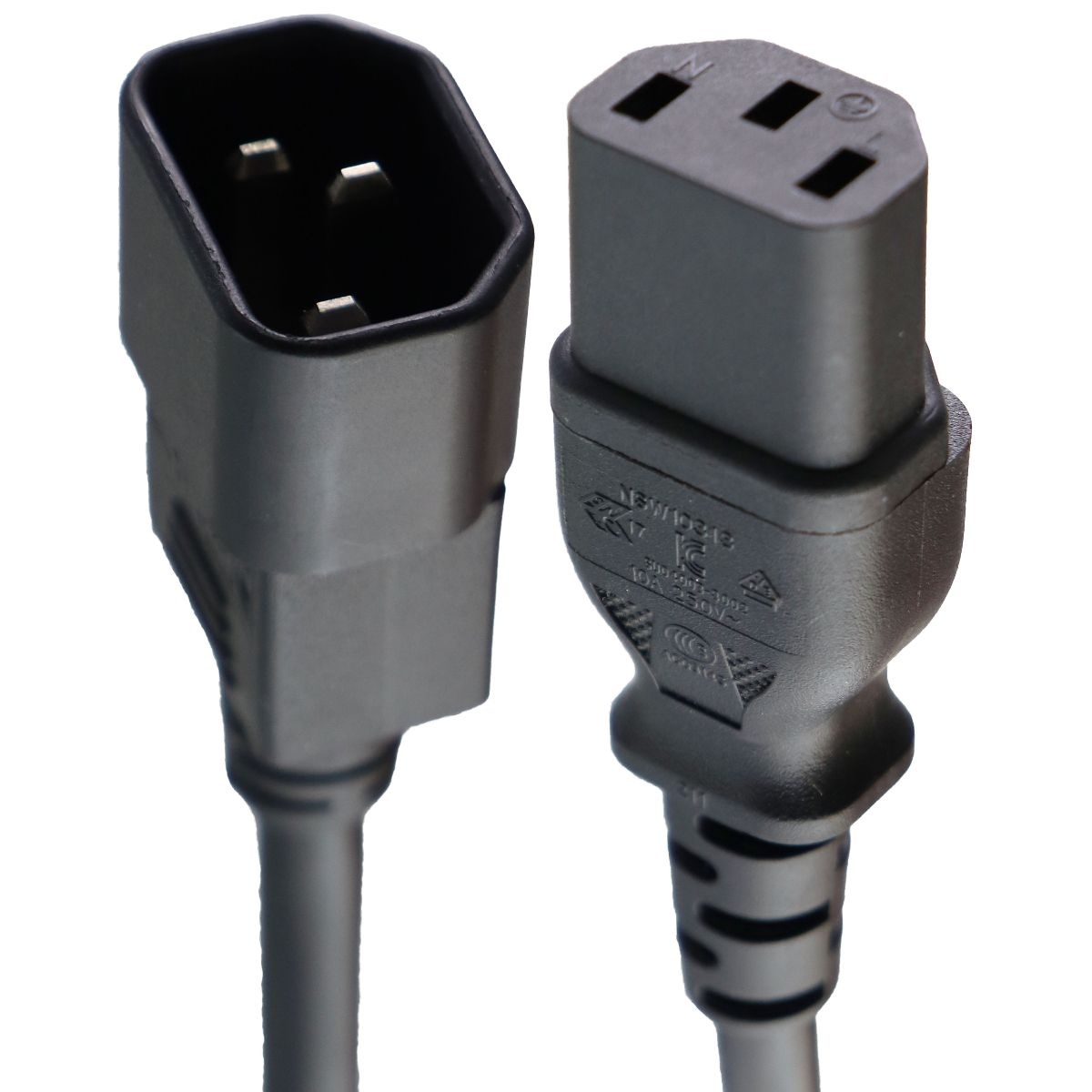 Longwell 2FT (LS60) 10A 250V Power Supply Cable Black (E55349