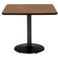 thumbnail image 2 of KFI Studios Mode 3.5' Square Bistro Table, Designer White, Silver Base, 2 of 6