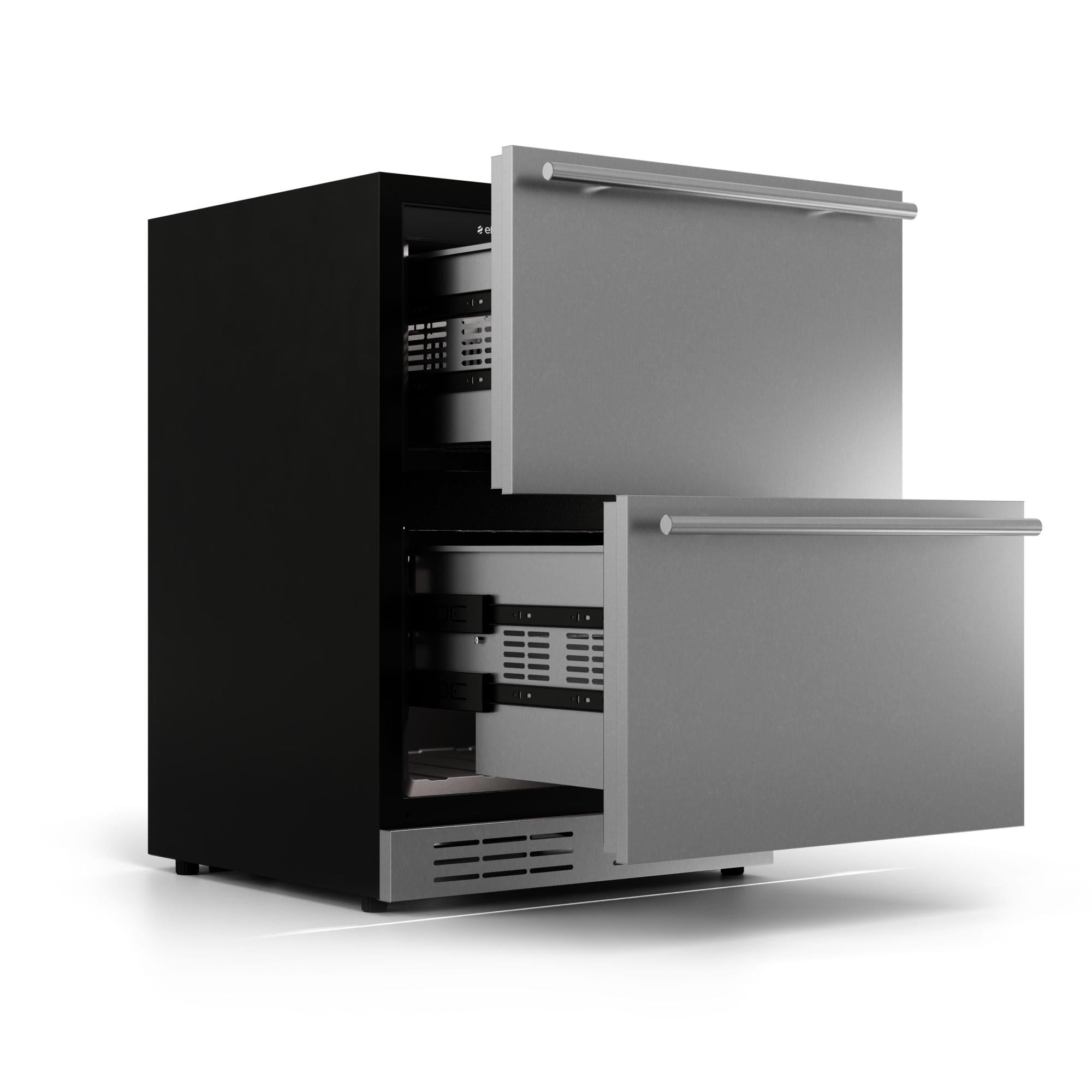 Elica Ebd511 Riserva 24" Wide 4.7 Cu. Ft. Panel Ready Refrigerator Drawer - Stainless