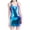 A315 Blue, variant on Metallic Shiny Bodycon Dress Women Adjustable Straps Mini Dresses Night Out Evening Party Dance Fashion Outfits M