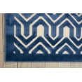 thumbnail image 4 of Nourison Ultima Ivory Blue Area Rug UL316 7'6" x 9'6", 4 of 6