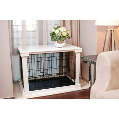 UPC: 0812482020731 | Merry Products Dog Cage with Cover  White  Small  20.71 L x 27.20 W x 22.09 H